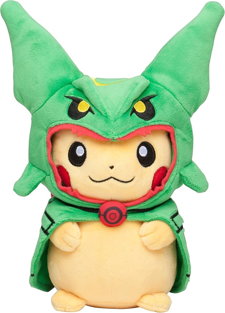 ポケモン ぬいぐるみ メガレックウザ ポンチョ ピカチュウ ポケモン