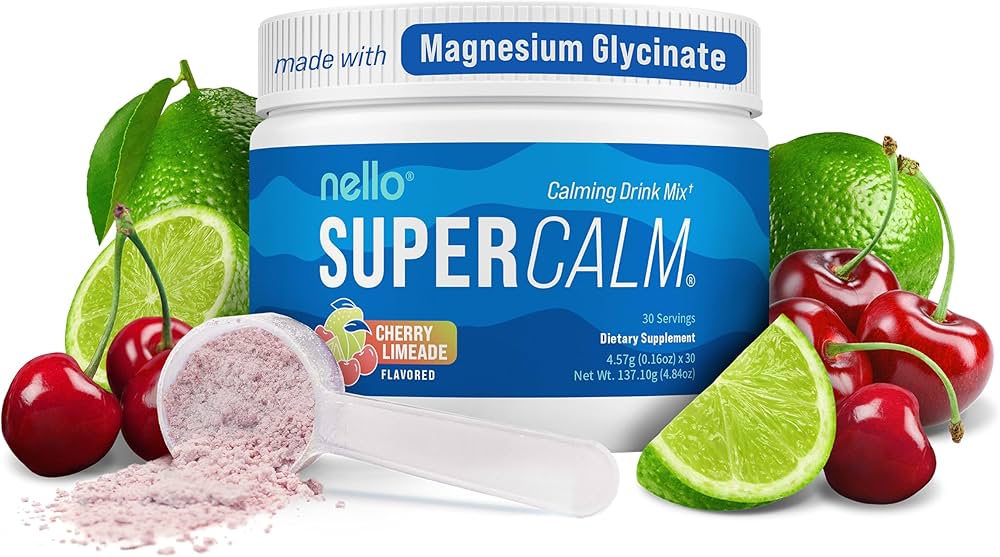 Amazon.com: Nello Supercalm Powdered Drink Mix Tub, Cortisol