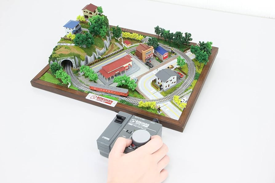 Amazon.com: Rokuhan S071-2 Z Gauge Wall Mount Diorama Set Railway