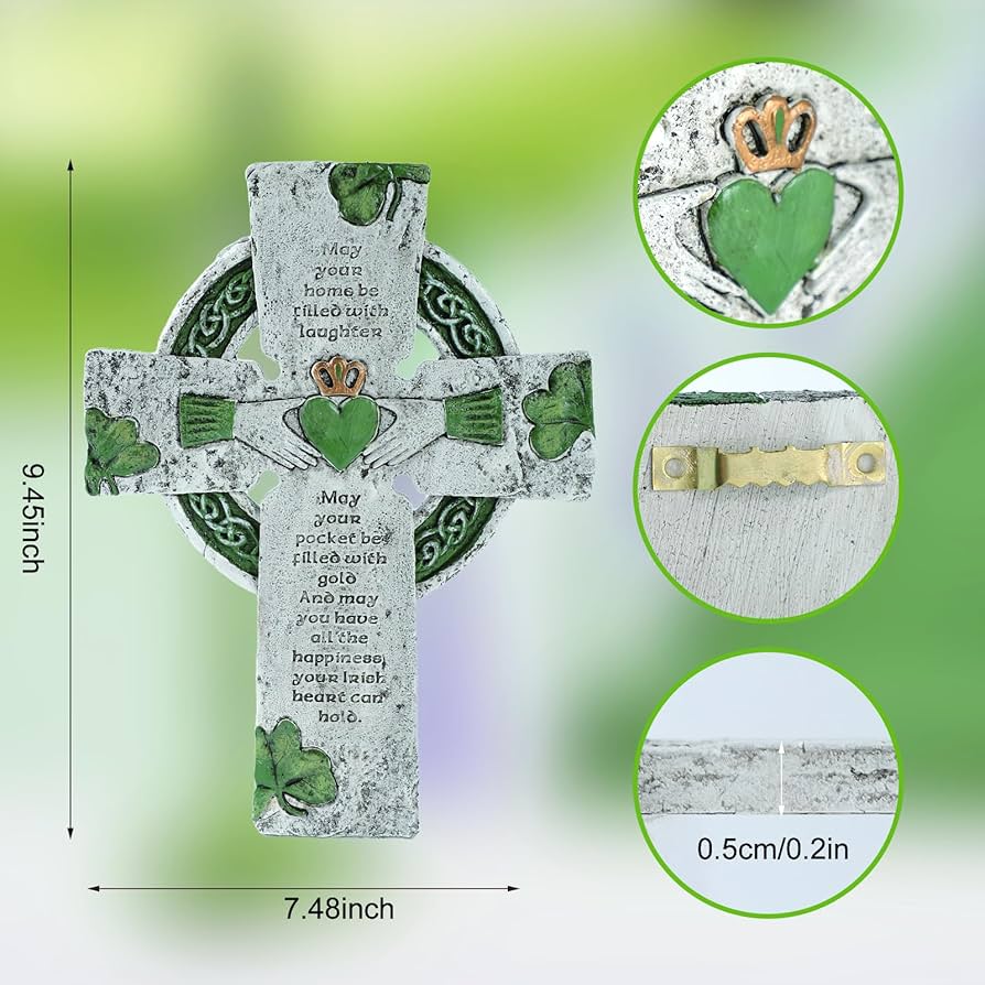 Amazon.co.jp: TALPGOD ケルト十字架 アイルランドの祝福の壁装飾、家