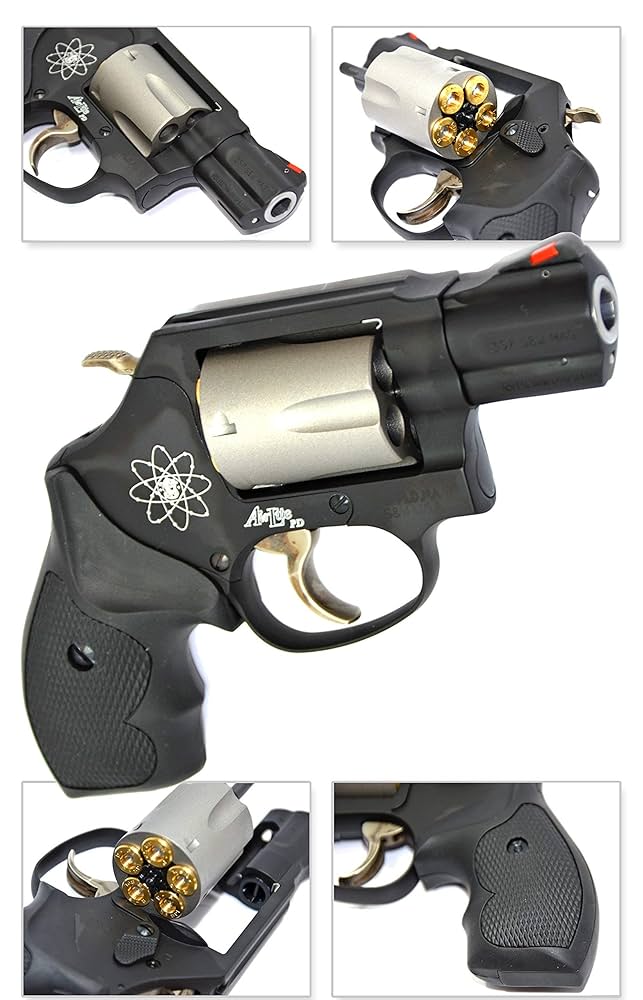 タナカ S&W M360 HW セラコート 未発火 グリップ追加 タナカ S&W M360