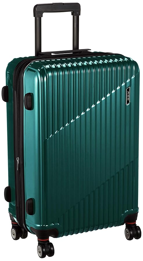 ACE クレスタ エキスパンド機能 キャリーケース 70L グリーン ACE