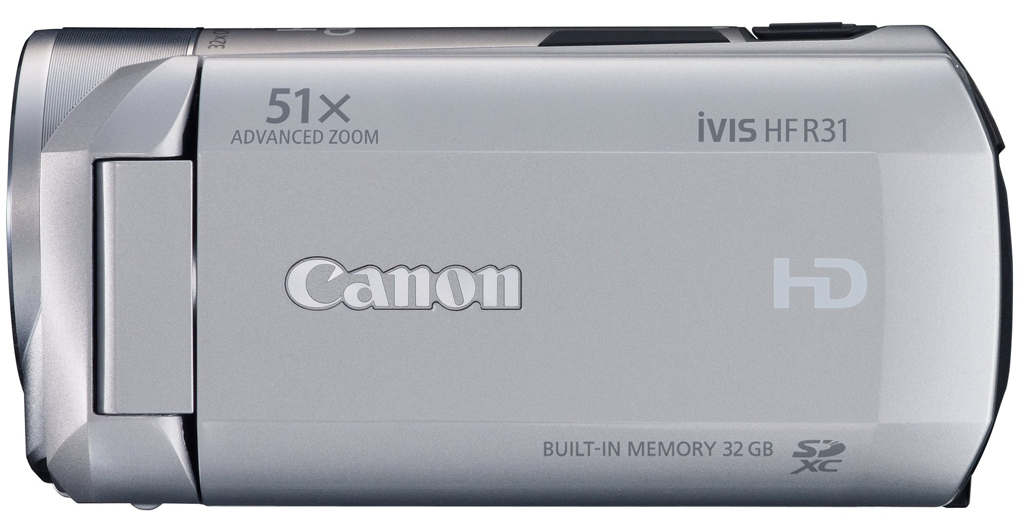 Canon HF R31ビデオカメラ バッテリー付き シルバー キャノン Canon HF