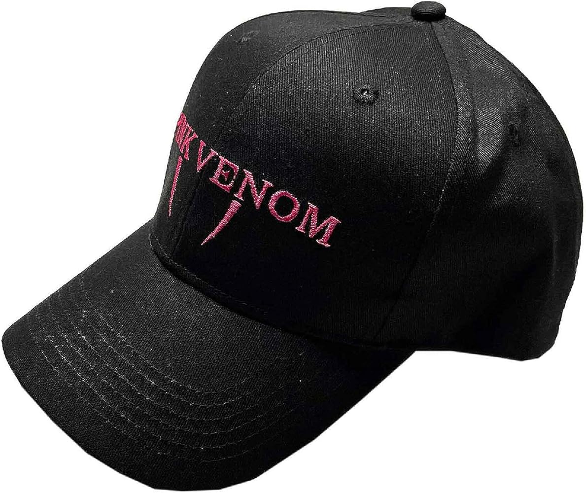 Men's BlackPink Pink Venom Baseball Cap One Size Black at Amazon