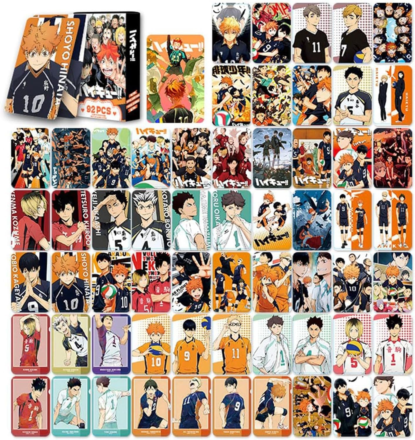 ④② ハイキュー日向影山月島西谷夕及川黒尾研磨天童覚缶バッジ