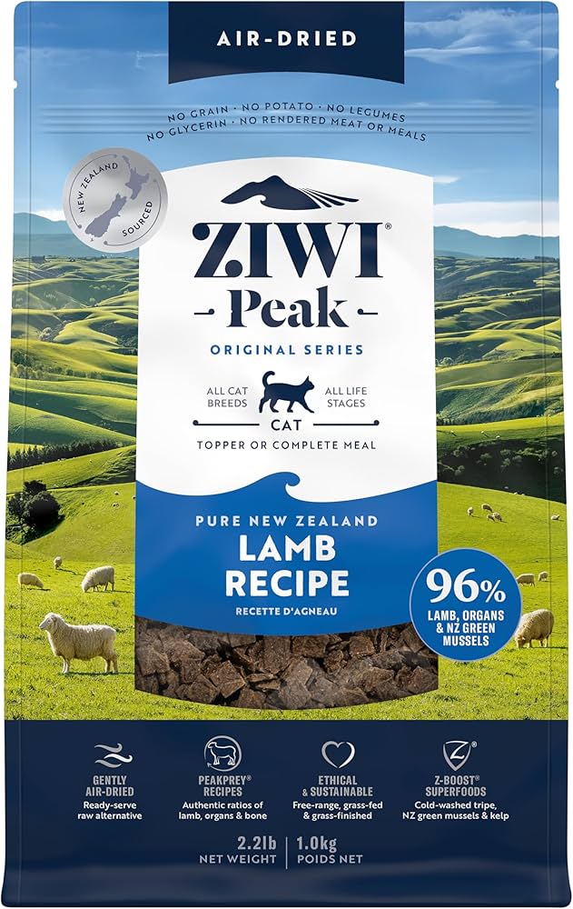 Amazon | ZIWI エアドライキャットフード ラム 1kg 自然食 | ZIWI