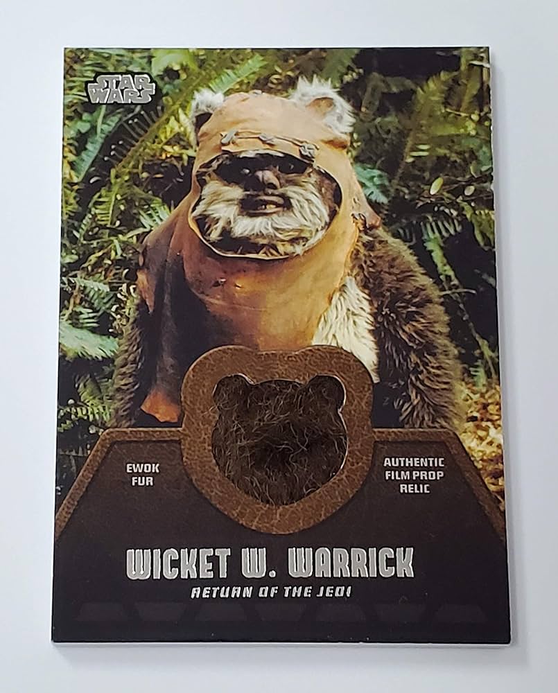 topps スターウォーズ ハンソロ＆ウィケット 1/1 レリックカード topps