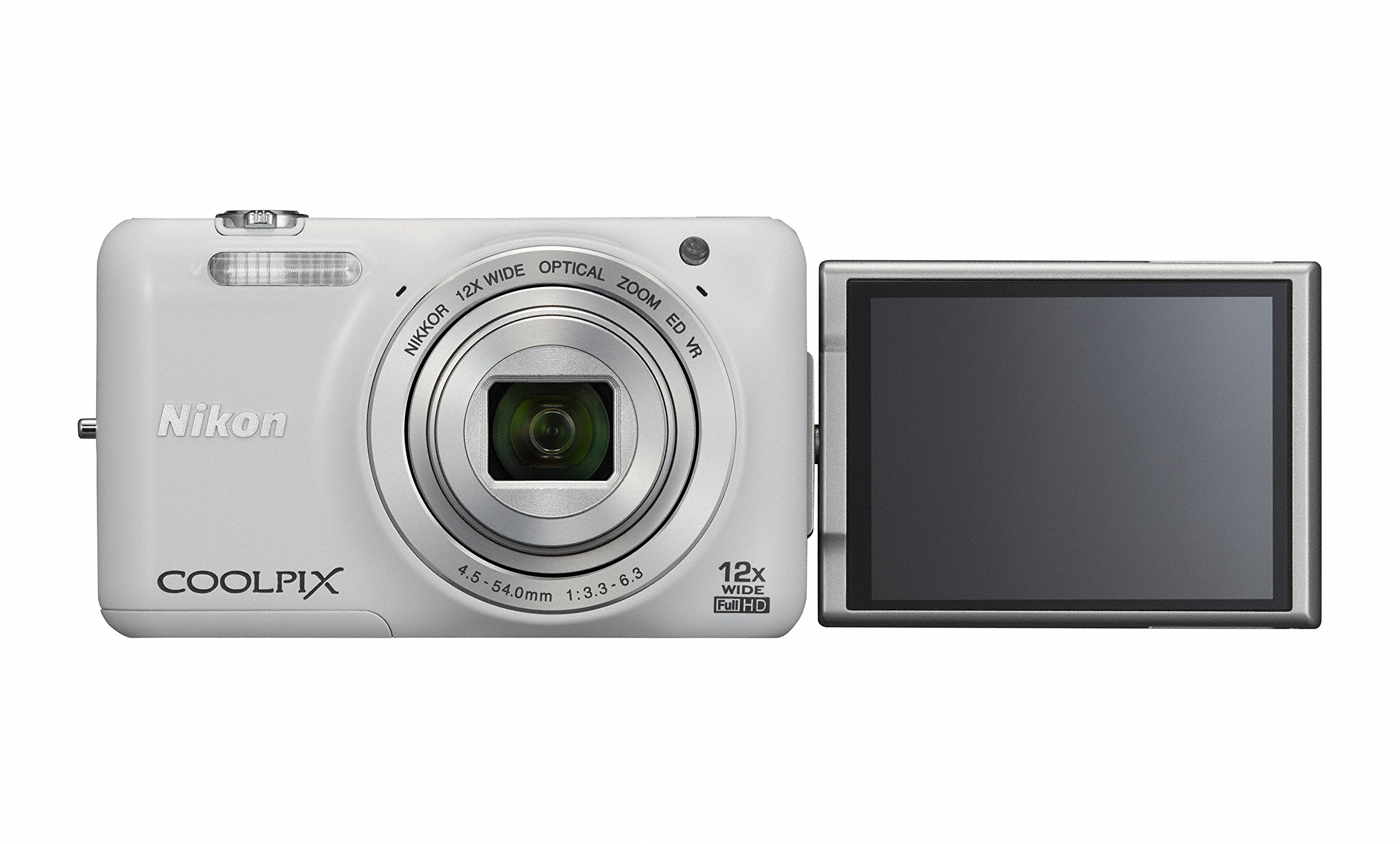 Nikon COOLPIX S6600 ホワイト 12倍ズーム