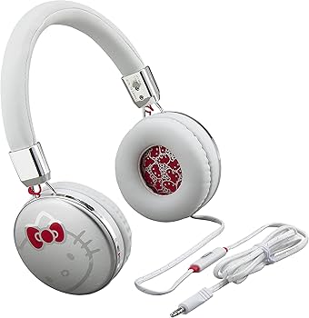 Amazon.co.jp: Hello Kitty ファッションヘッドホン マイク内蔵