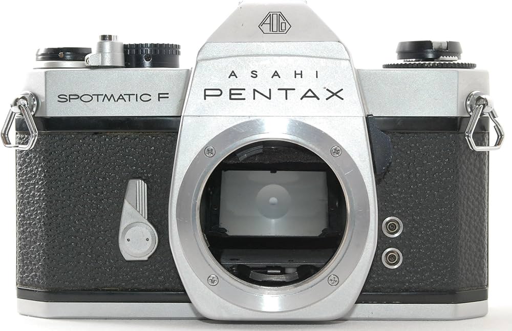 現状品】PENTAX スポットマチックF フィルムカメラ ケース・ストラップ