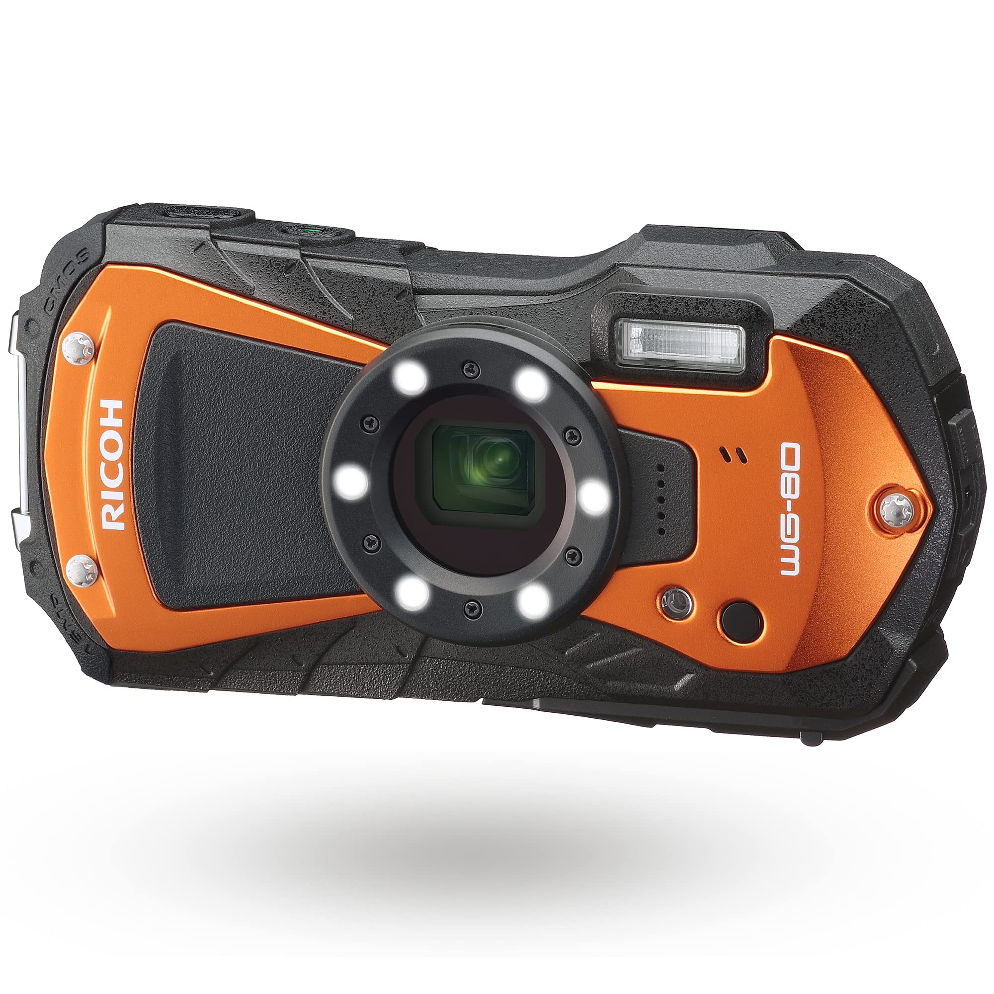 Amazon.com : Ricoh WG-80 Orange Waterproof Digital Camera