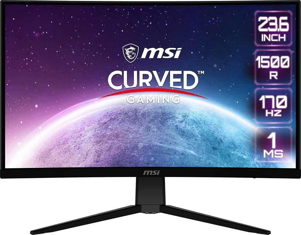MSI G242C モニター 本体(元箱・付属品付き) MSI G242C モニター 本体