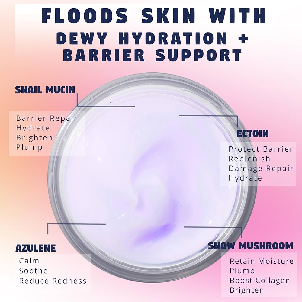 Amazon.com: Zen Dew Moon Milk Snail Mucin Moisturizer Gel Cream