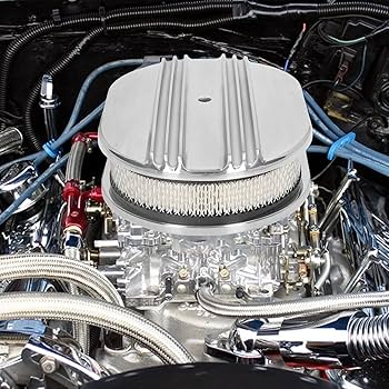 Amazon | 12インチ オーバルハーフフィン付きエアクリーナー、エア