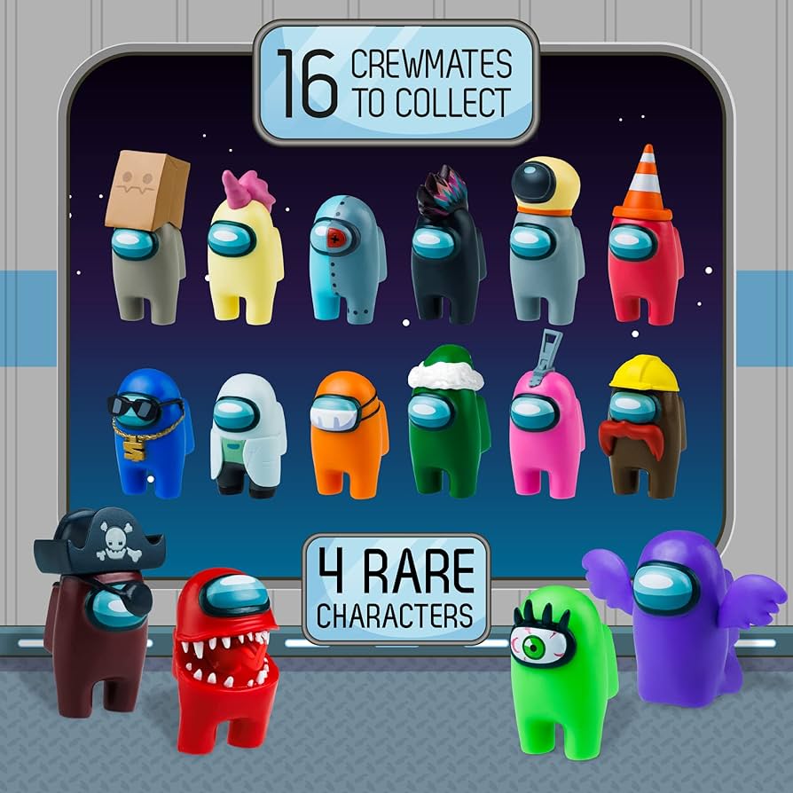 Amazon.co.jp: Among Us アクションフィギュア シリーズ3 - 8個