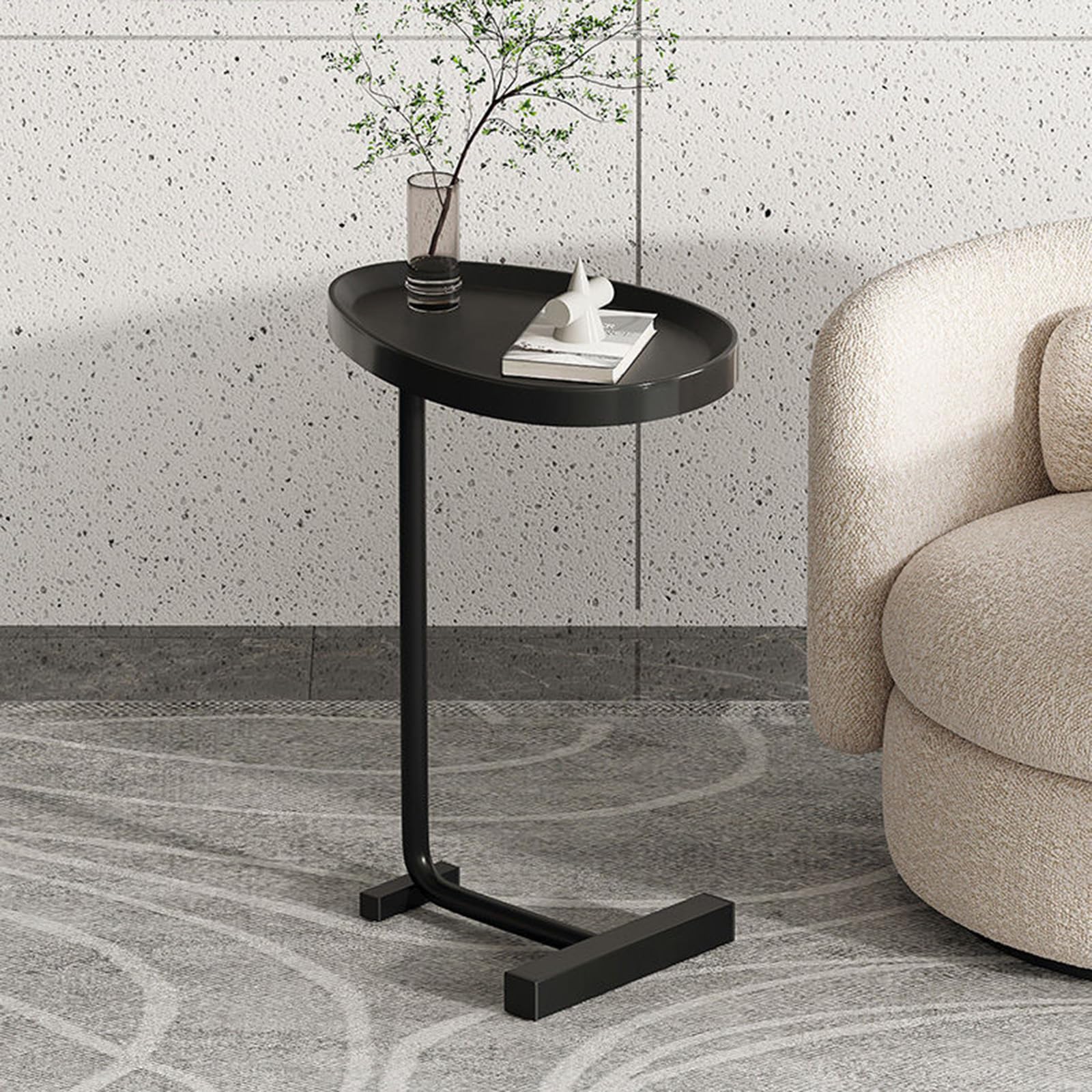 Karf 卵型コーヒーテーブル エッグシェイプコーヒーテーブル Oak