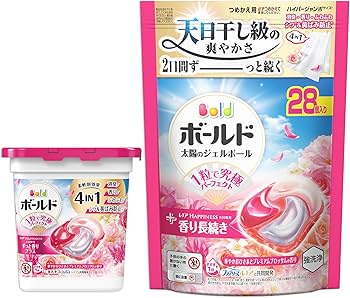 Amazon.co.jp: Bold ボールド 洗濯洗剤 ジェルボール 4in1 華やか