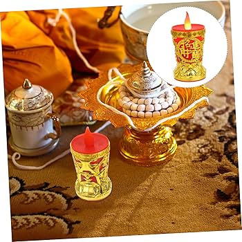 Amazon.co.jp: 犠牲 ろうそく 中国 祭壇 ろうそく ライト 中国