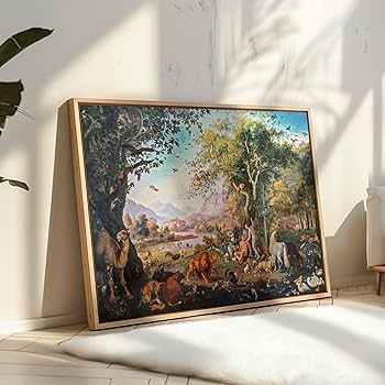 Amazon.co.jp: ポスター マスター アダムとイブ in the Garden of Eden