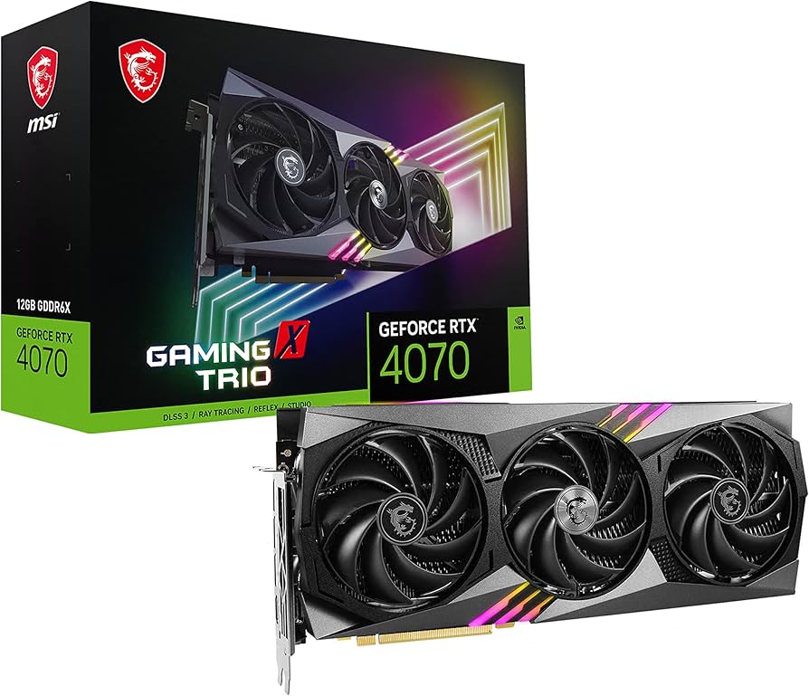Amazon.com: MSI Gaming GeForce RTX 4070 12GB GDRR6X Extreme Clock