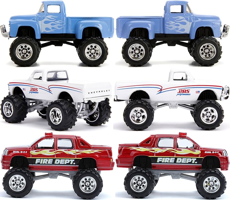 Amazon | JADA TOYS 1/64 JUST TRUCKS アソート Wave37 6台セット(各1