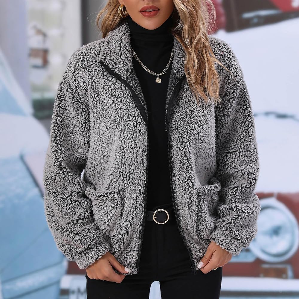 Winter Coats For Women Cropped Jackets Lightweight Fashion Lapel