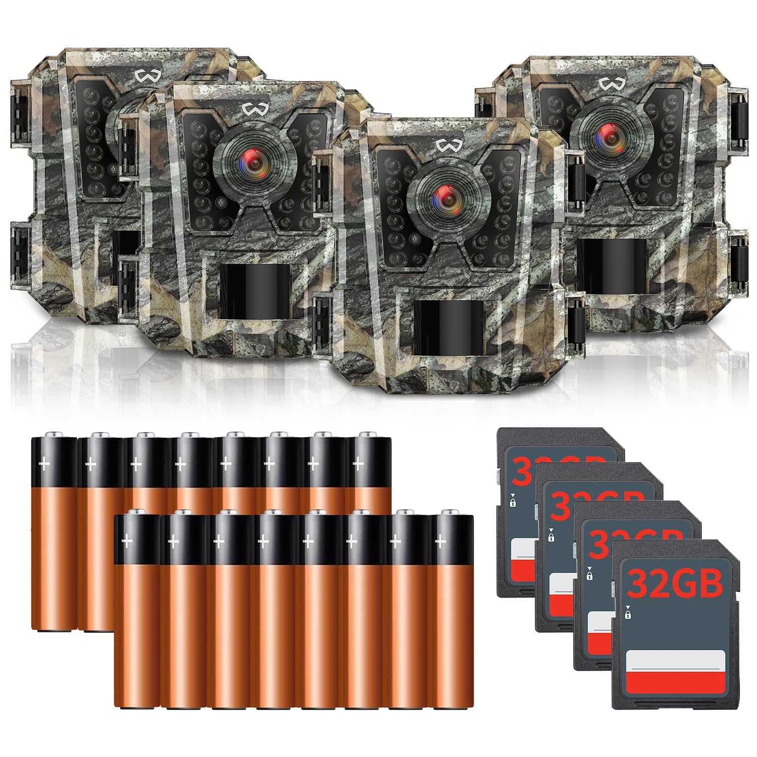 Amazon.com: WOSODA Mini Trail Camera 4 Pack 24MP 1080P HD, Game