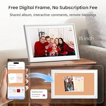 ジントニック】NEWYES デジタル家族カレンダー 15.6インチ NEWYES