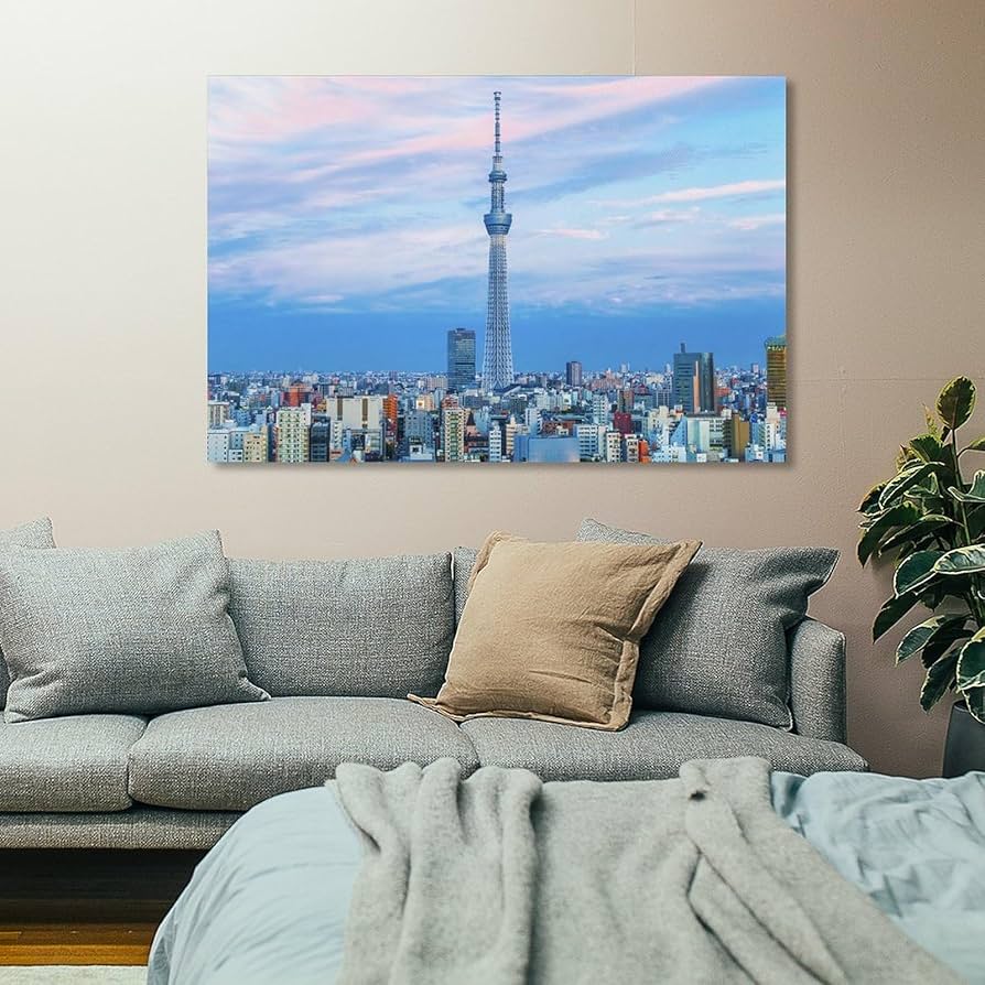 水晶絵 TOKYO 東京 日本 JAPAN アート アートパネル 絵画 額 看板 水晶