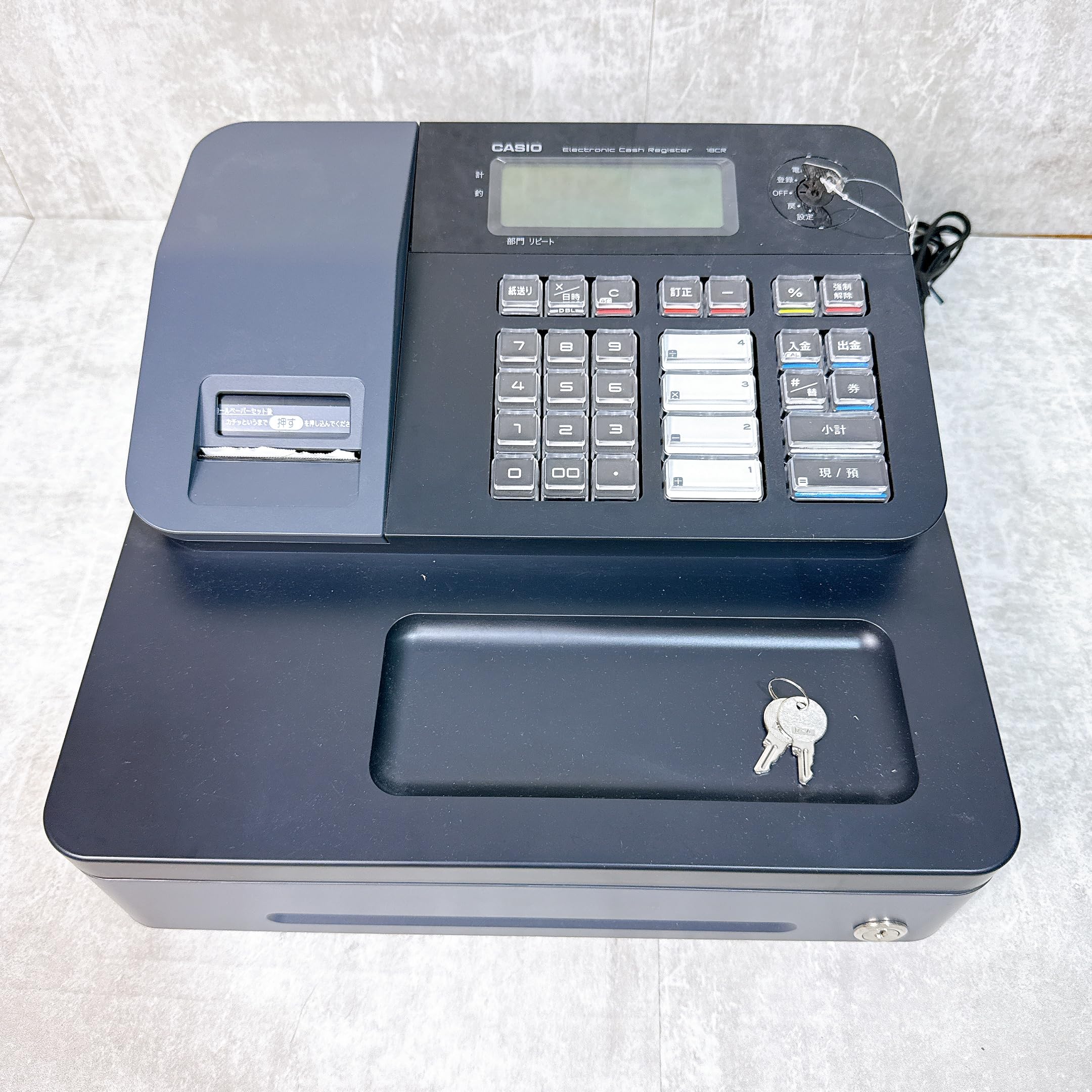 CASIO CE-2200 レジスター 動作品 ※鍵付き(1本のみ) ストア 2026年最新