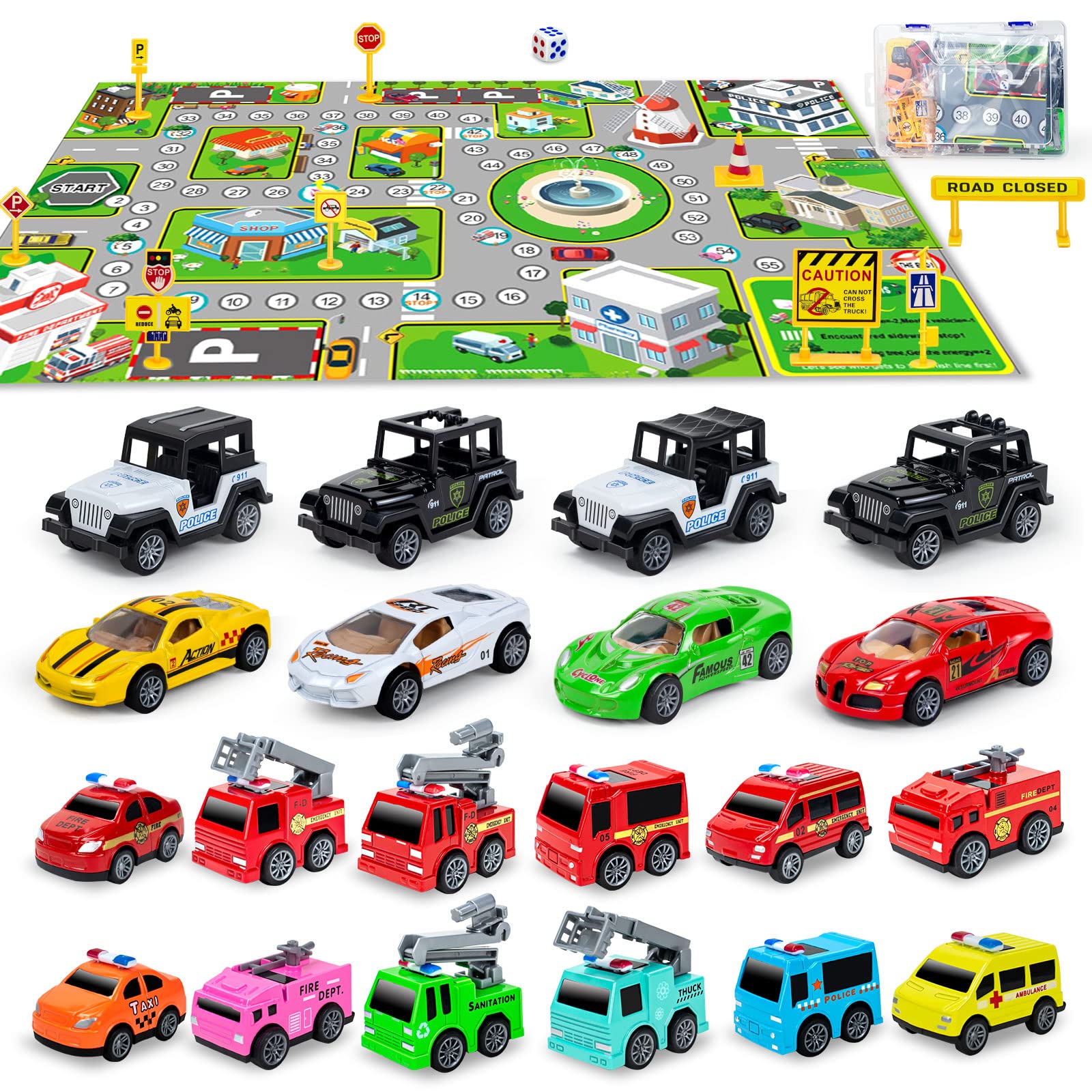 ミニカーセット 6台 カラー多様