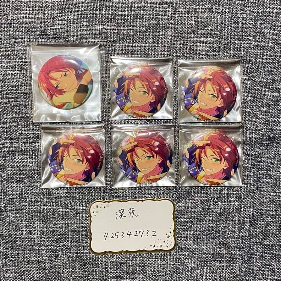 あんスタ 衣更真緒 シャッフル 缶バッジ 30個 あんスタ コレクション缶