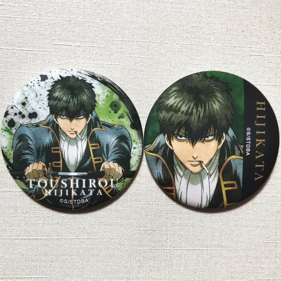 銀魂 土方 缶バッジ キャラポップストア 春 夏 秋 冬 銀魂 キャラ