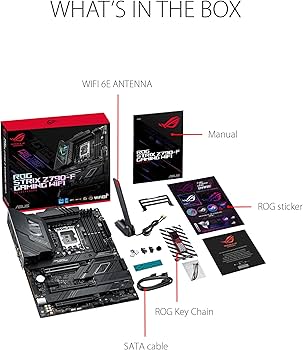 Amazon.com: ASUS ROG Strix Z790-F Gaming WiFi 6E LGA 1700(Intel