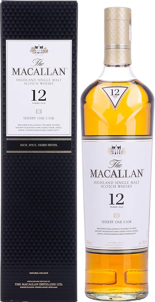 Amazon.co.jp: シングルモルト ウイスキー ザ マッカラン 12年 700ml