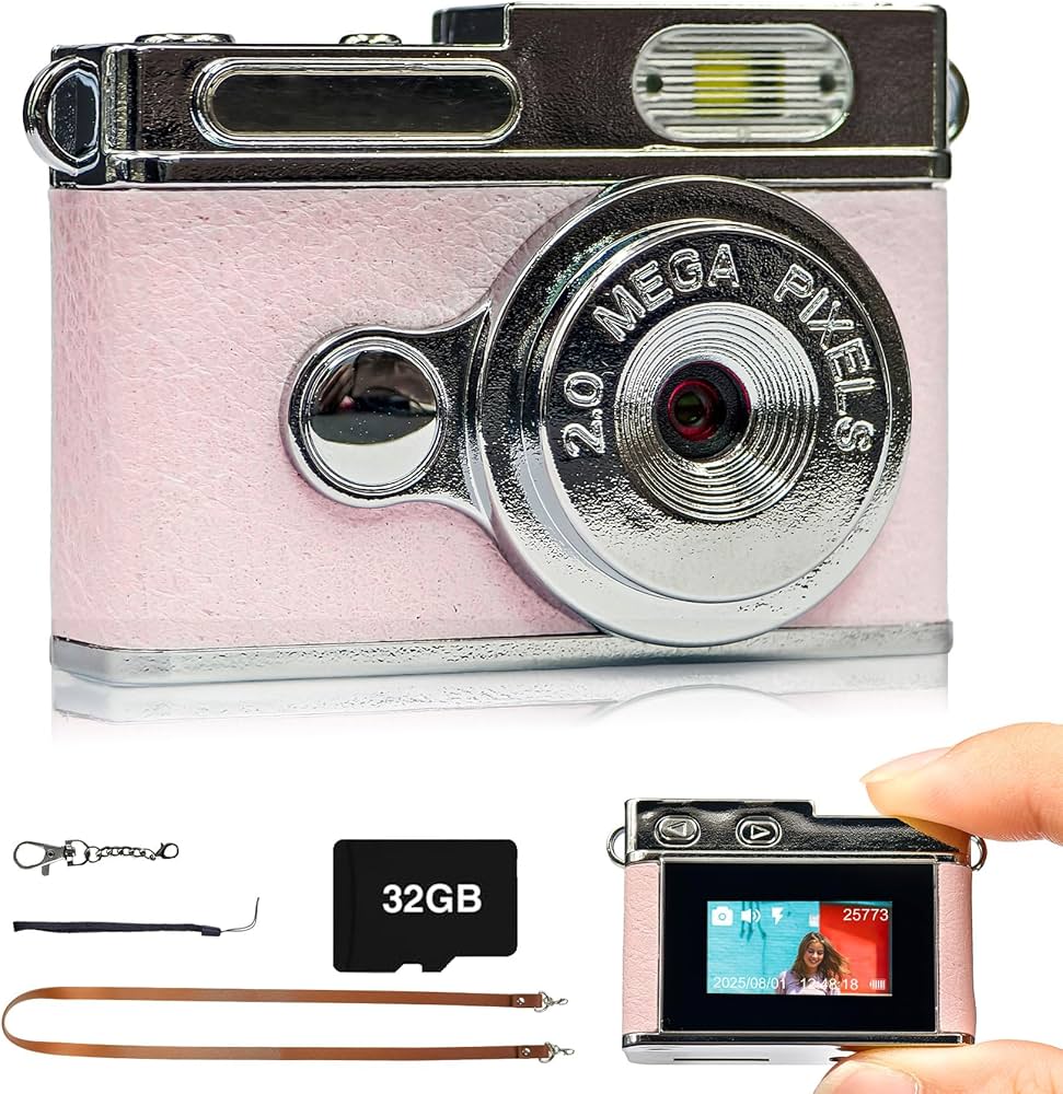 Amazon.co.jp: 小型デジタルカメラ ミニレトロデジカメ 1080P 0.96