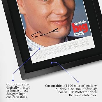 Amazon.co.jp: HWC Trading BIG映画ポスター トム・ハンクス サイン