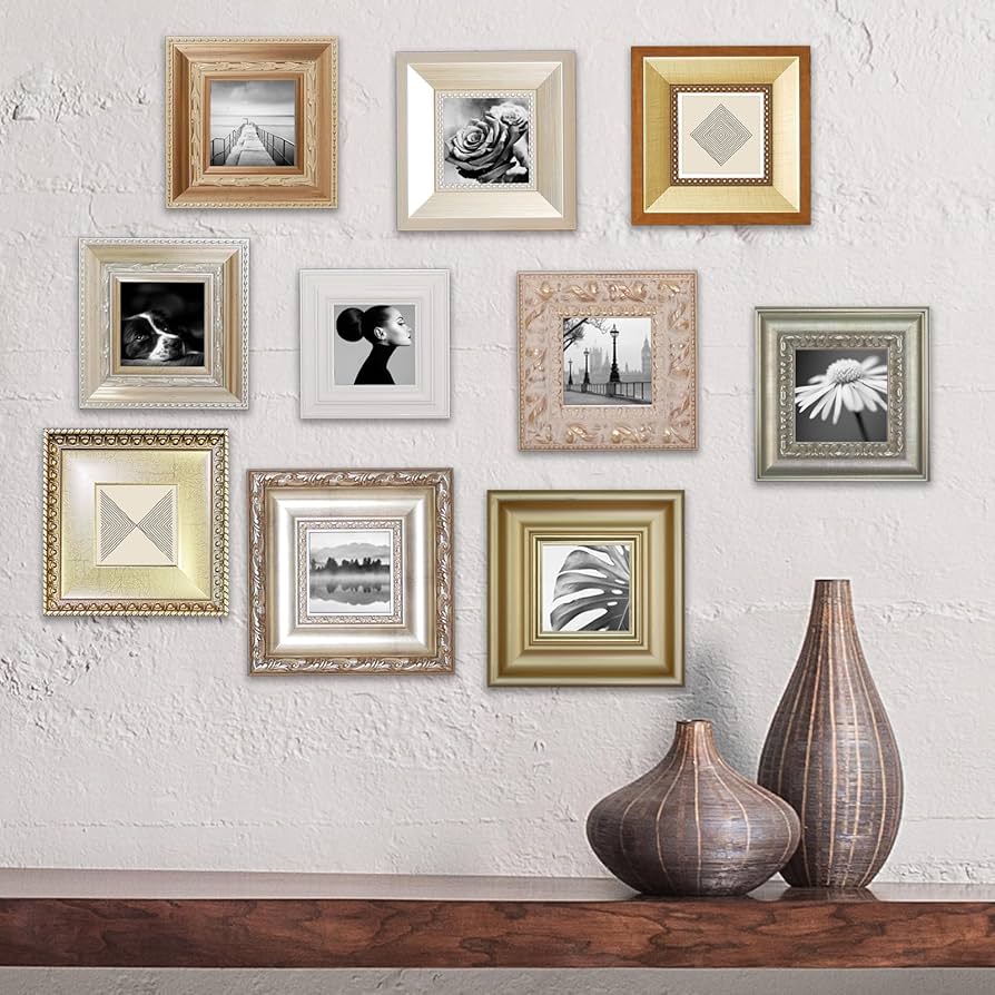 Amazon.co.jp: 小さい ミニ 額縁 額 アンティーク調 アートフレーム