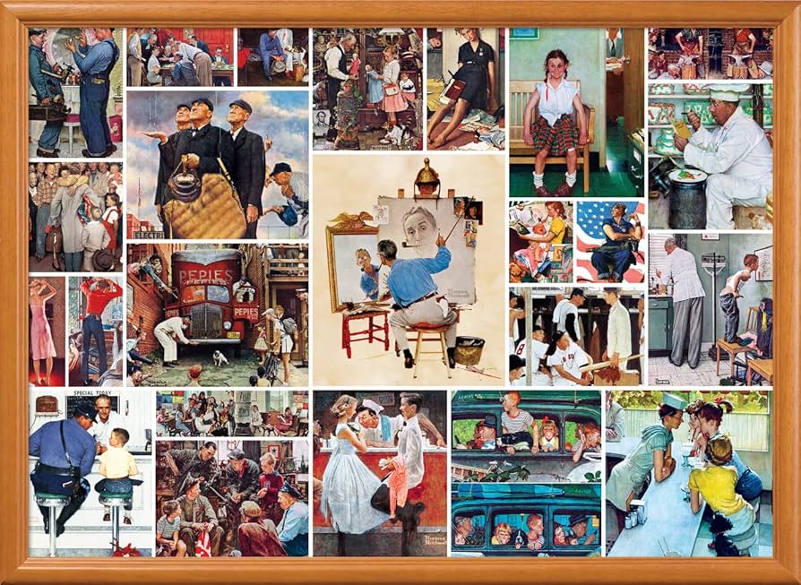 ノーマン・ロックウェル ポストカバーコレクション アート作品