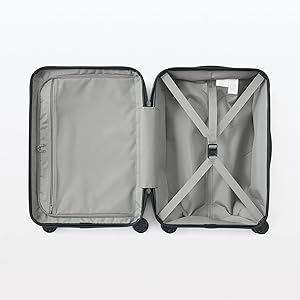 Amazon | 無印良品 キャリーケース(36L) バーを自由に調節できる