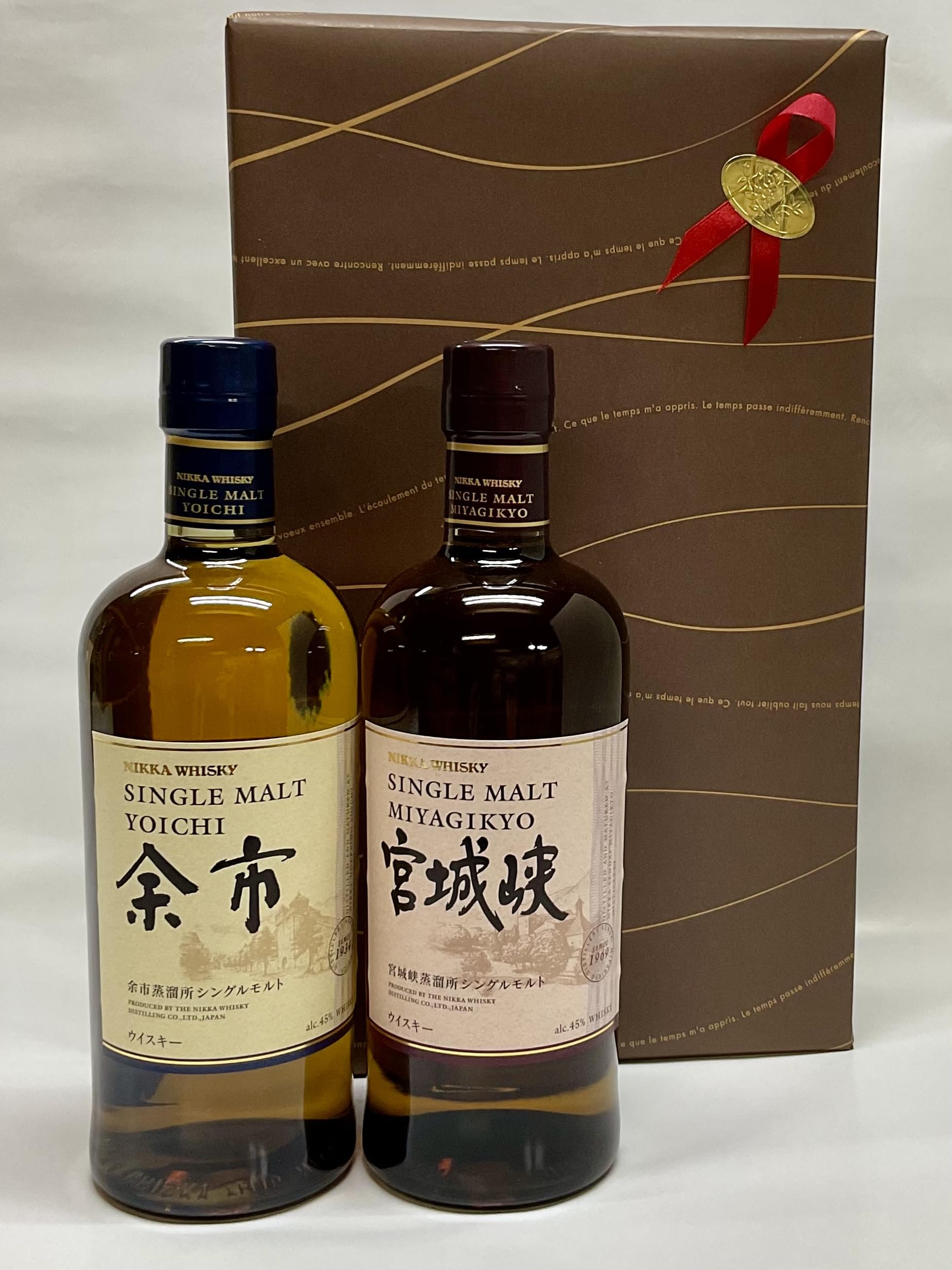 NIKKA WHISKY シングルモルト余市・宮城峡セット 限定セット