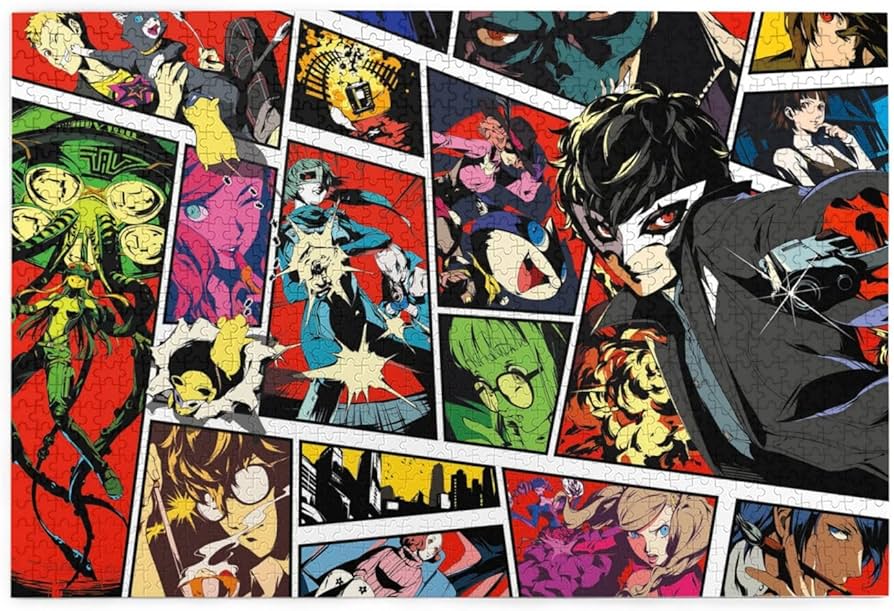 Amazon.co.jp: ジグソーパズル ペルソナ5 P5 パズル 1000ピース 木製