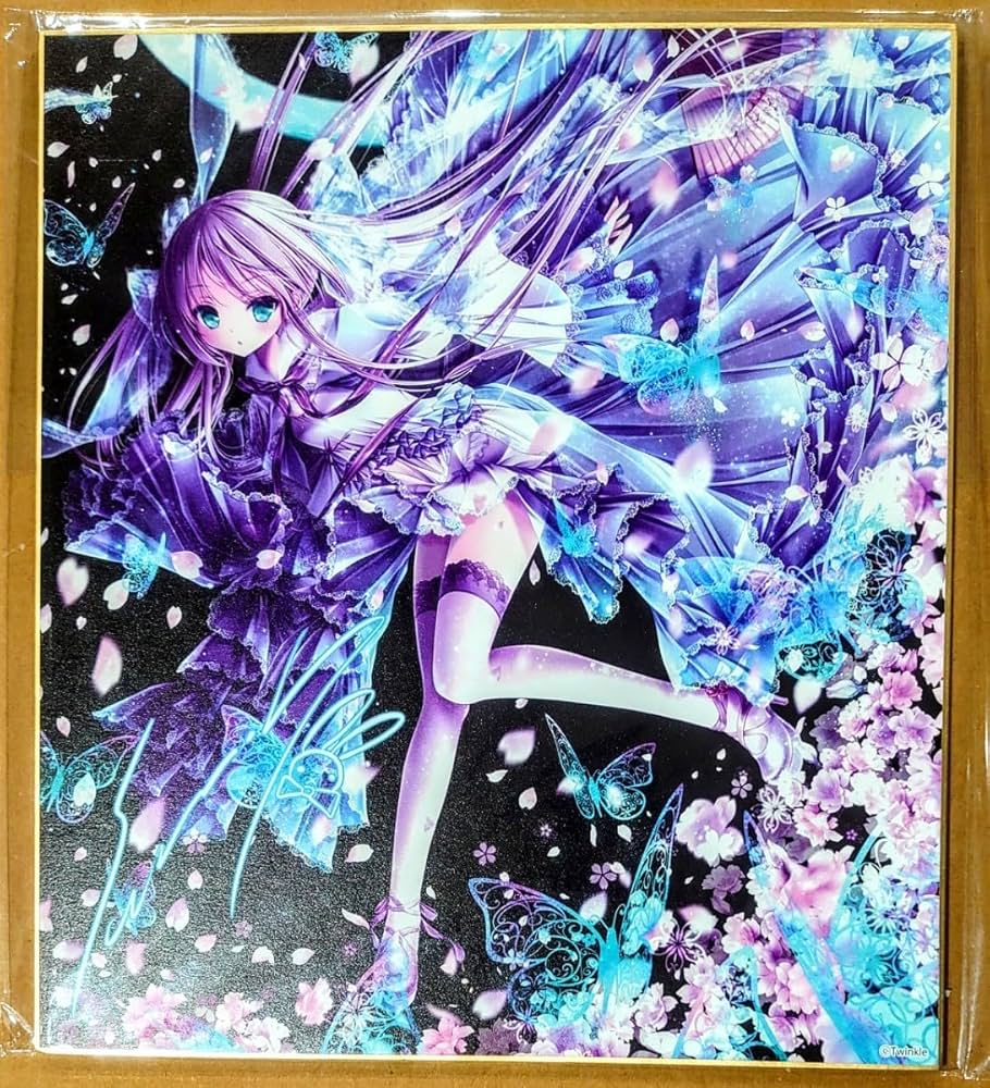 てぃんくる 限定 描き下ろし クリアファイル&扇子 アールジュネス 軸