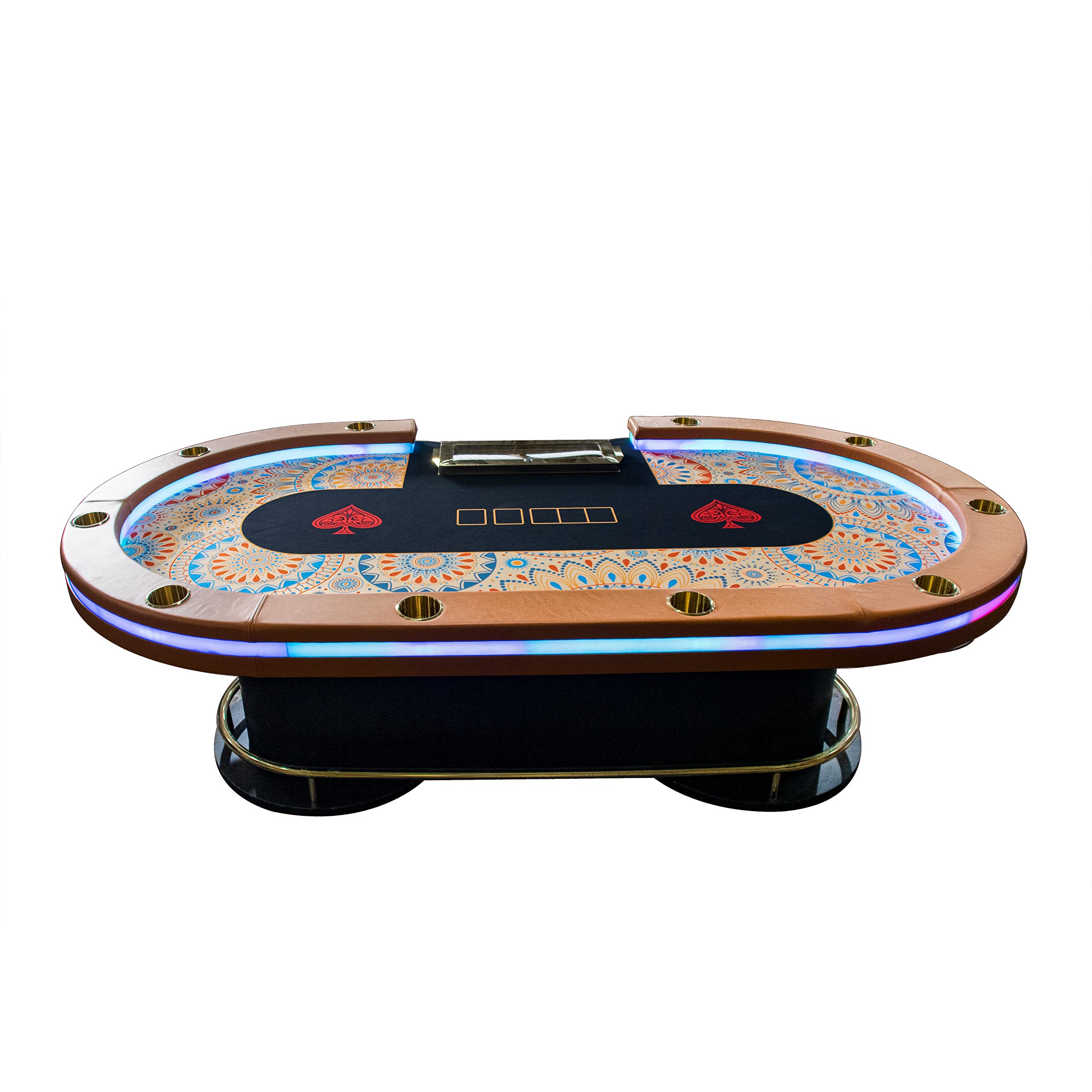 新品未使用 LEDポーカーテーブル レア WPTブラックデザイン