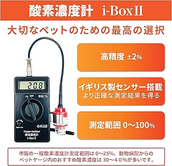 Amazon.co.jp: 酸素濃度計 i-BoxⅡ 部屋 室内 空気中 酸素濃度測定器