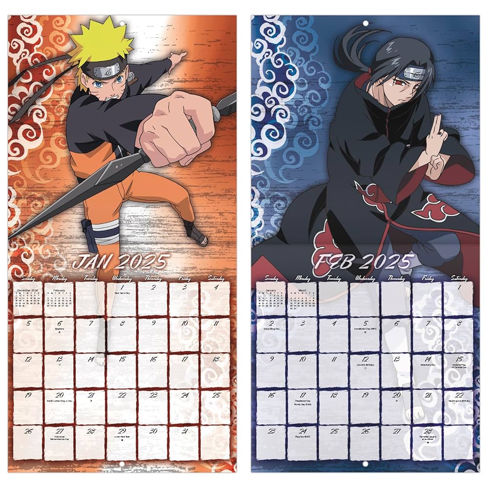 NARUTO疾風伝 木製カレンダー シート NARUTO疾風伝 木製カレンダー シート