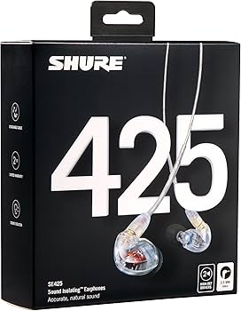 Amazon.co.jp: SHURE シュア イヤホン 有線 SE425-CL-A クリア 高遮音
