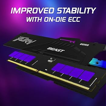 Amazon.com: Kingston Fury Beast 64GB (2x32GB) 5200MT/s DDR5 CL36