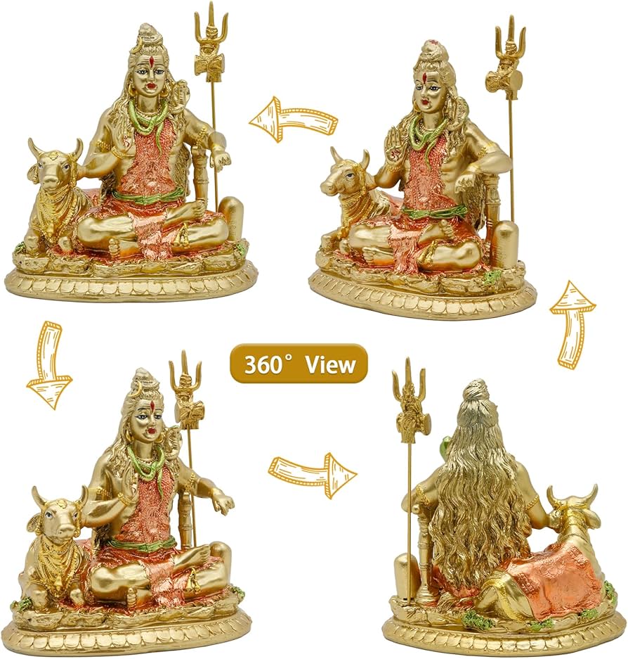 Amazon.co.jp: インドの神シヴァ アイドル像 - ヒンドゥー教の神シヴァ