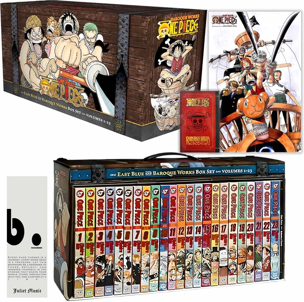 One Piece Manga Box Set: East Blue and Baroque Works, Volumes 1-23